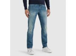 Tapered-fit-Jeans PME LEGEND "SKYMASTER" Gr. 32, Länge 32, grün (soft green cast) Herren Jeans Tapered-Jeans im Used Look von PME-Legend