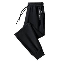 PMUYBHF Thermo Strumpfhose Leichte Jogginghose Herren Fitnessstudio Trainingshose Slim Fit Sporthose Lang mit Taschen von PMUYBHF