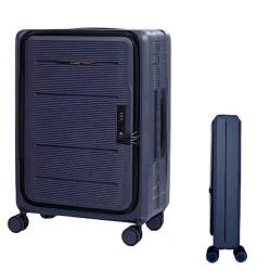 POCHY praktisch Koffer Faltbare Koffer, 3-Gang-Verstellbarer Trolley, Handgepäck, vorne offener Koffer mit Universal-Rad-Boarding-Gepäck leicht zu bewegen von POCHY