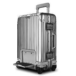 POCHY praktisch Koffer Intelligente Fernbedienungskoffer, Handgepäck, 20-Zoll-Koffer, wiederaufladbarer USB-Reitkoffer mit Rädern leicht zu bewegen von POCHY