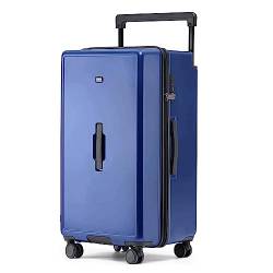 POCHY praktisch Koffer Koffer mit Rädern, großes Fassungsvermögen, Hartschalen-Zahlenschloss, Handgepäck, modischer, sicherer, sturzsicherer Koffer leicht zu bewegen von POCHY