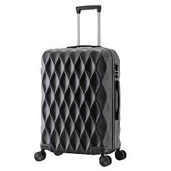 POCHY praktisch Koffer Koffer mit Rollen, Passwort-Handgepäck, großes Fassungsvermögen, klassifizierter Aufbewahrungskoffer, verstellbare Zugstange leicht zu bewegen von POCHY