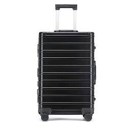 POCHY praktisch Koffer Koffer mit Rollen, leichtes Luxus-Gepäck mit harten Kanten, Handgepäck aus Aluminium-Magnesium-Legierung, Koffer mit großem Fassungsvermögen leicht zu bewegen von POCHY