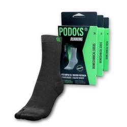 PODOKS - Laufsocken für Herren & Damen, Biomechanische Socken, Technisch, Anti-Blasen Polsterung, Kompressionssocken von PODOKS