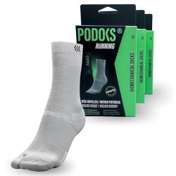 PODOKS - Laufsocken für Herren & Damen, Biomechanische Socken, Technisch, Anti-Blasen Polsterung, Kompressionssocken von PODOKS