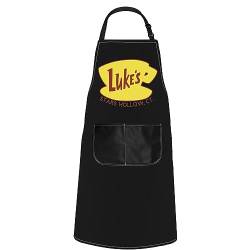 POFULL Luke's Diner Stars Hohle Schürze Luke's Kaffee Geschenk Kaffeeliebhaber Geschenk, Luke Stars Schürze, Large von POFULL