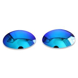 PolarLens Polarisierte Ersatzgläser für Oakley Eye Jacket – kompatibel mit Oakley Eye Jacket Sonnenbrille Gr. Einheitsgröße, eisblau von POLARLENS