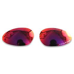 PolarLens Polarisierte Ersatzgläser für Oakley Minute 1.0 - kompatibel mit Oakley Minute 1.0 Sonnenbrille Gr. Einheitsgröße, violett, rot von POLARLENS