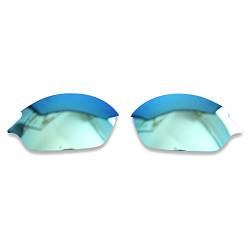 PolarLens Polarisierte Ersatzgläser für Oakley Romeo 2.0, kompatibel mit Oakley Romeo 2.0 Sonnenbrille Gr. Einheitsgröße, eisblau von POLARLENS