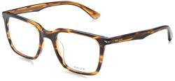 POLICE Herren VPLG73 Sonnenbrille, Shiny Striped Brown, 53 von POLICE