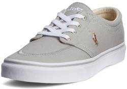 POLO RALPH LAUREN Faxon X Low-Top Canvas Sneaker, Weiches Grau/mehrfarbig, 47 EU von POLO RALPH LAUREN