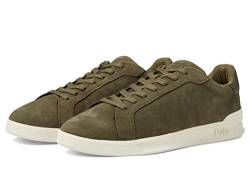 POLO RALPH LAUREN Heritage Court Sneaker für Herren, Baldachin Olive, 40 EU von POLO RALPH LAUREN