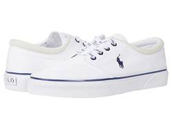 POLO RALPH LAUREN Herren Faxon X Sneaker, Weiß Newport Navy Pp, 42 EU von POLO RALPH LAUREN