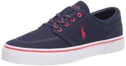 Polo Ralph Lauren Keaton Herren Sneaker ohne Schnürsenkel, Newport Navy / Rl200 Red Pp, 42.5 EU von POLO RALPH LAUREN