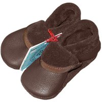 POLOLO Pololo Klassik Krabbelschuhe Schläppchen öko Leder Naturf. gegerbt Krabbelschuh von POLOLO