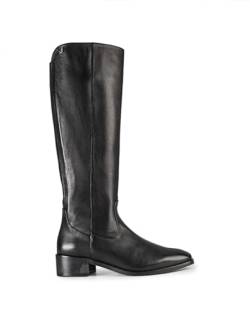 POPA Damen Stiefel Margaret Leder Schwarz Bootsschuh, 37 EU von POPA