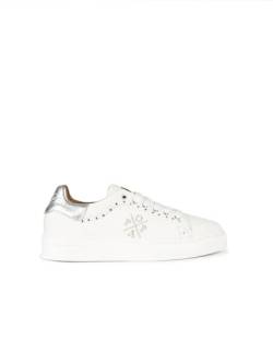 POPA Damen Vicort Ornamente Weiß Sneaker, 37 EU von POPA