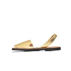 POPA Unisex Hausschuhe Marke Modell 4p Simone Laminat Gold Sneaker, 37 EU von POPA