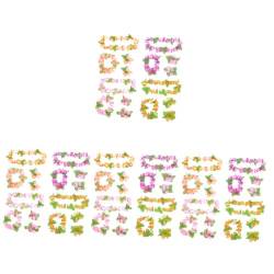 POPETPOP 16 Sätze Hawaiian Ische Blumen Gürtel Hawaiianische Blumen Für Haare Hawaiischer Kopfschmuck Leis Stirnband Aus Künstlichen Blumen Plumeria-armband Kind Blütenblatt Tuch Geschenk von POPETPOP