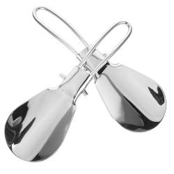 POPETPOP 2st Stainless Steel Schuhlöffel Für Erwachsene Schuhzieher Fauler Schuhanzieher Schuhhebewerkzeug Schuhanzieher Für Senioren Schuhe Langen Griff Damen Schuhträger Rostfreier Stahl von POPETPOP