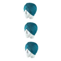 POPETPOP 3St Chemo-Hüte Haarbänder für Frauen frisierumhang halstuch damen Bandana für Frauen gesicht waschen haar kappe, die Stirnband badet Sport Mütze Schal Kopfbedeckung von POPETPOP