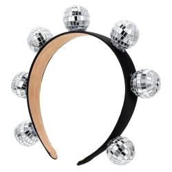 POPETPOP 4 Stück Disco Ball Stirnband Disko Disco-kugel-haarband Cosplay-outfits Cosplay-kostüme Disco-kugel-stirnband Zubehör Für Disco-kostüme Einzigartig Plastik Dekorationen Damen von POPETPOP