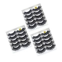 POPETPOP 45 Paare Falsche Wimpern Wimpernverlängerungen Kosmetik Wimpern Halloween-wimpern Simulation Wimper Künstliche Nerzwimpern Wimpernfetzen 3d-chemiefaser Kreuzen Lieferungen von POPETPOP