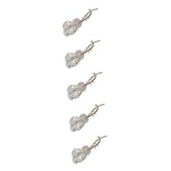 POPETPOP 5st Strass-drehclip Haarspange Mit Französischer Drehung Kragenclips Für Strickjacken Pipa-haarspange Broschenclip Für Hemden Französische Pins Schmücken Mode Damen von POPETPOP