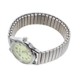 POPETPOP Digital Armbanduhr Leuchtendes Ziffernblatt Mit Stretchband Gut Lesbares Armband Mit Elastischem Armband Für Männer Frauen Lässige Armbanduhr von POPETPOP
