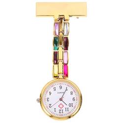 POPETPOP Geschenke Für Damen Revers Pin Watch- FOB Watch H?ngende Quarz Taschenuhr Universal Pflegeuhr für Studentenschwester ?rzte Abschlussgeburtstag Rucksäcke Für Männer von POPETPOP