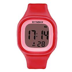 POPETPOP Mädchen Digitaluhr Kinder Schauen Zu Bunte Nachtleuchtende Armbänder Uhr Led-digitaluhr Elektrische Uhr Digitaluhr Für Jungen Herren Digitaluhr Scheinen Sportuhr von POPETPOP