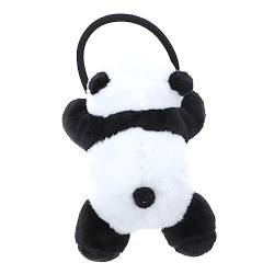 POPETPOP Panda Haars Eil Bommel Haarband Fell Tierohren Stirnband Cartoon-tier-haarband Panda-puppen-haarband Plüschtierkopfbedeckungen Zubehör Knusprig Fräulein Karikatur Flanell Kleidung von POPETPOP