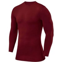 POWERLAYER Langarmshirt PowerLayer Herren Kompressions Shirt - Cabernet (1-tlg) von POWERLAYER