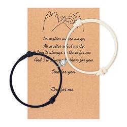 POWWA Pärchen Armband, Paar Armbänder Magnet Partner Geschenke für Ihn Partnerarmband für Paare Jahrestag Geschenk für Ihn von POWWA