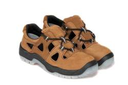 Arbeitssandale PPOKG 52N S1 SRC Schuhe Sandale Arbeitsschuhe Mit Stahlkappe Herrenschuhe (40 EU) von PPO-KG