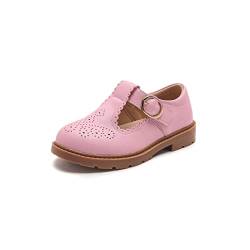 PPXID Mädchen Mary Jane Schuhe Prinzessin Ballerinas Taufschuhe,Rosa,32 EU von PPXID