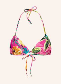Pq Triangel-Bikini-Top Bahama Beach Mit Schmuckperlen pink von PQ