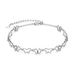 PRAYMOS Schmetterlingsarmband für Frauen 925 Sterling Silber Verstellbares Armband Juni Geburtsstein Schmetterlingsschmuck … von PRAYMOS