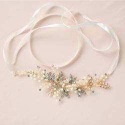 Braut-Stirnband, Luxus-Hochzeitshaar-Accessoires, Braut-Kopfschmuck, Vintage, handgefertigt, Haarschmuck, Ornamente, Haarbänder, Braut-Stirnband von PREETH