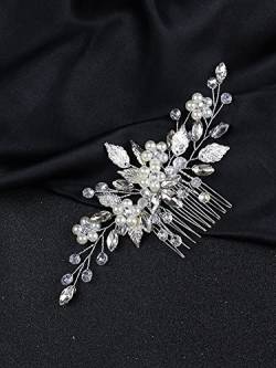 Braut Stirnband Mode glänzender Kristall Strass Braut Haarkamm handgefertigte Frauen Stirnbänder Clips Hochzeit Haarschmuck for Braut Kopfschmuck von PREETH