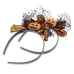 PRETYZOOM 2Pcs Halloween Kürbis Stirnbänder Halloween Kürbis Fascinators Derby Stirnband Haar Hoop Halloween Cosplay Partei Liefert Für Frauen Mädchen von PRETYZOOM