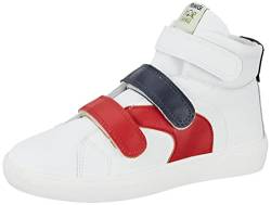 Primigi Herren B&g for Change Gymnastikschuh, Weiß, Rot, Blau, 37 EU Schmal von PRIMIGI