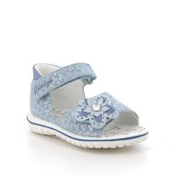 Primigi Jungen Mädchen Baby Sweet Sandale, Hellblau, Platin, 23 EU von PRIMIGI