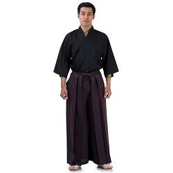 PRINCESS OF ASIA Iaido Outfit Set Kendo Gi Kimono & Hakama Hose (Weinrot & Schwarz) von PRINCESS OF ASIA