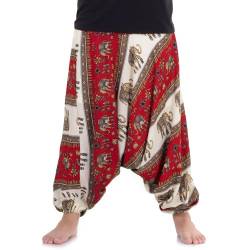 PRINCESS OF ASIA Thai Elefantenhose Aladinhose Haremshose Pumphose Hippie Hose Jumpsuit Unisex für Herren und Damen von PRINCESS OF ASIA