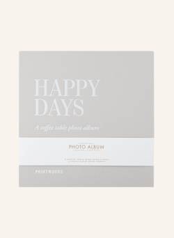 Printworks Fotoalbum Happy Days grau von PRINTWORKS