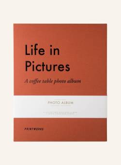 Printworks Fotoalbum Life In Pictures orange von PRINTWORKS