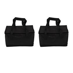 PRIZOM Isolierte Einkaufstasche im 4er-Pack strapazierfähige, Faltbare Einkaufstasche mit Reißverschluss für heiße und kalte, Wiederverwendbare Einkäufe, Gefriertransport von PRIZOM