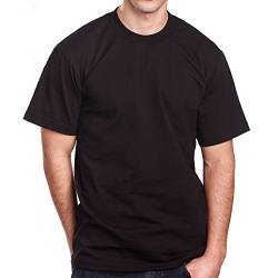 PRO 5 Super Heavy Herren-T-Shirt, kurzärmelig, schwarz, 4X-Groß von PRO 5