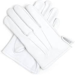 PRO FUTURE Handschuh 100% weißes Leder gefüttert (7,5) von PRO FUTURE
